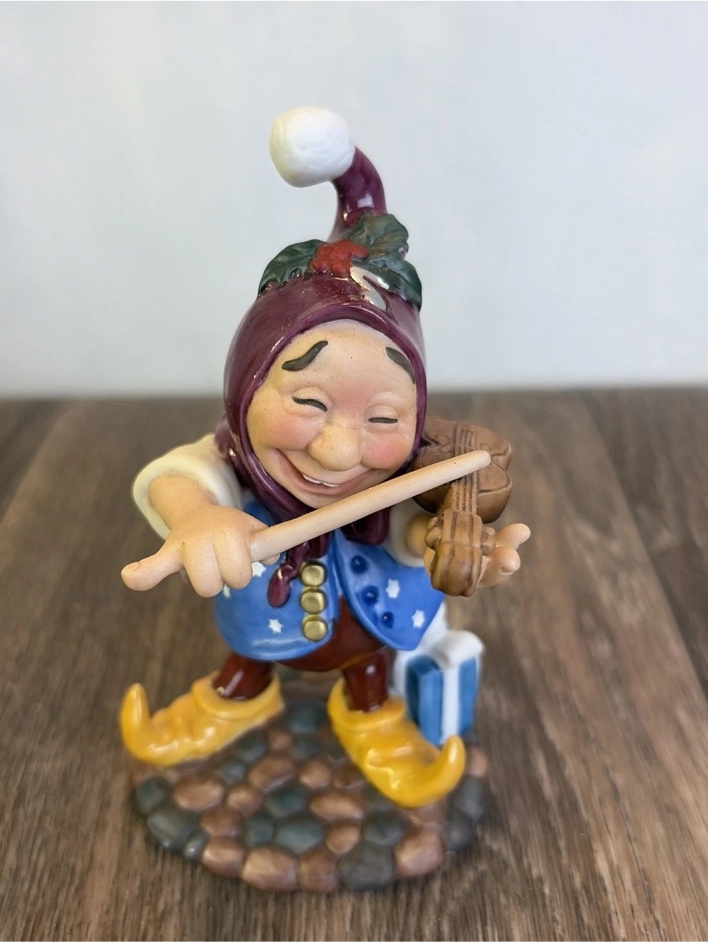 Vintage 1999 Westland Giftware Laughing Elves "Fiddlin" #5726 Steve Kherli